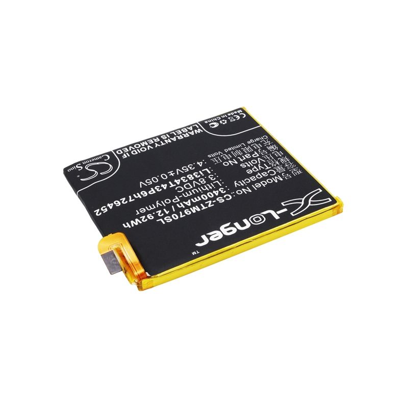 Li-Polymer Battery fits Zte, a450, blade a450, blade v2 lite 3.8V, 3400mAh Mobile & SmartPhone Cameron Sino Technology Limited