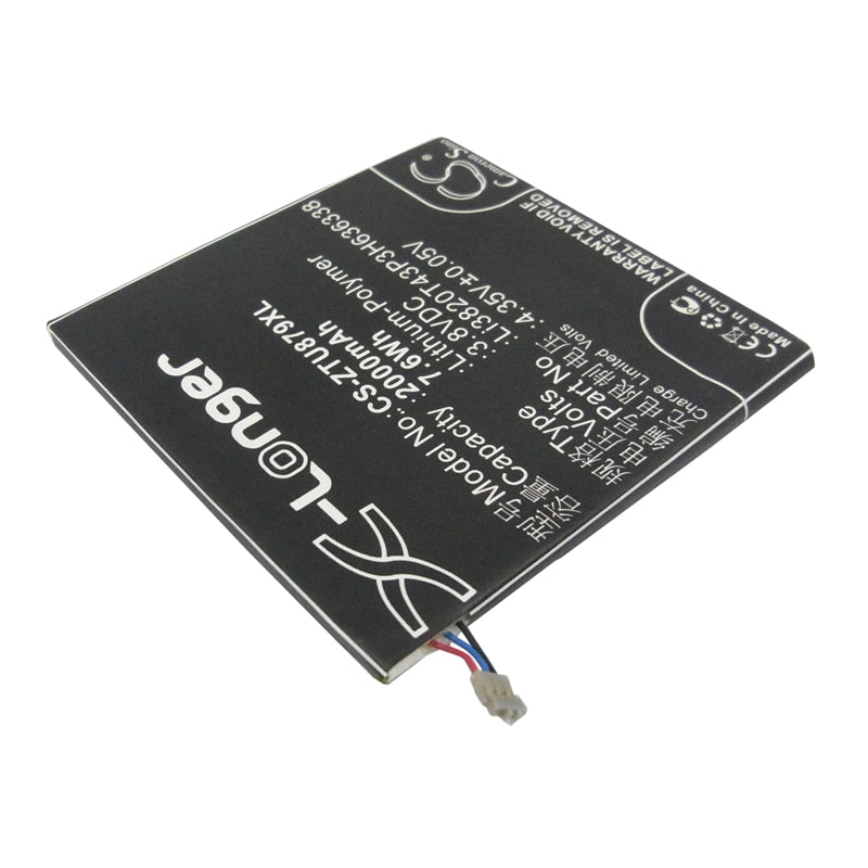 Li-Polymer Battery fits Zte, a75, blade l2, u879 3.8V, 2000mAh Mobile & SmartPhone Cameron Sino Technology Limited