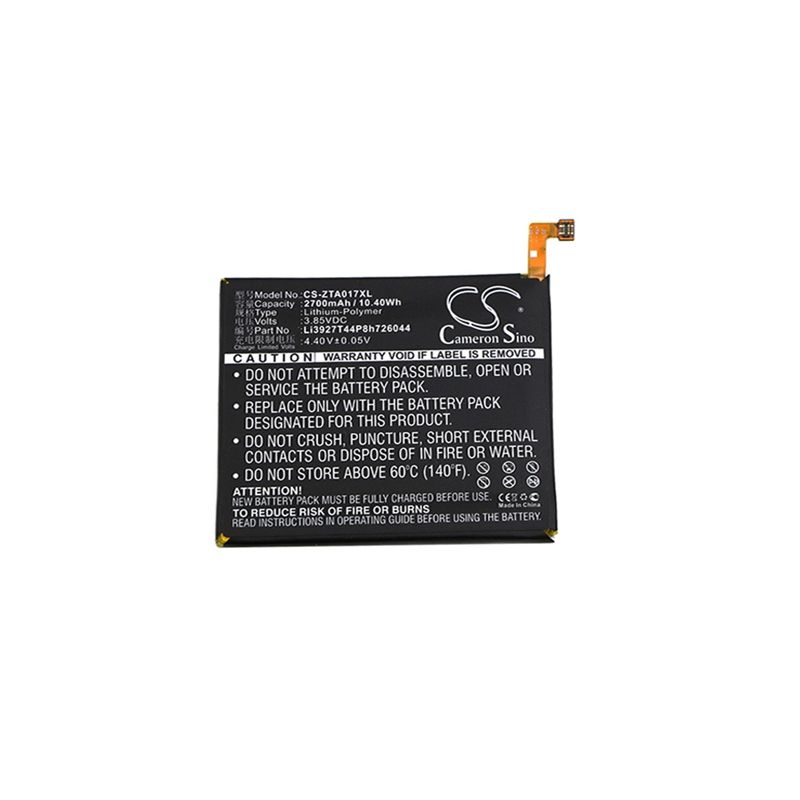 Li-polymer Battery Fits Zte, Axon 7 Mini, Axon 7 Mini Dual, B2017g 3.85v, 2700mah Mobile & SmartPhone Cameron Sino Technology Limited