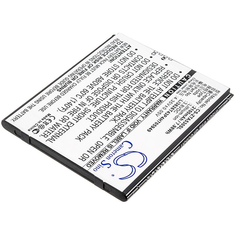 Li-ion Battery fits Zte, ba530, ba606, blade a530 3.8V, 2100mAh Mobile & SmartPhone Cameron Sino Technology Limited