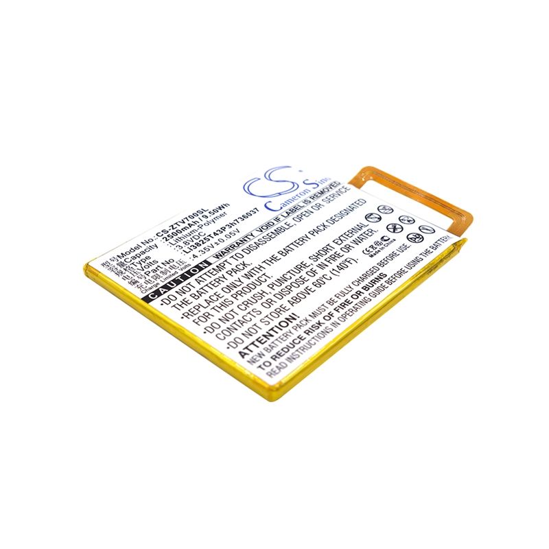Li-Polymer Battery fits Zte, blade a2, blade v7, bv0720 3.8V, 2500mAh Mobile & SmartPhone Cameron Sino Technology Limited