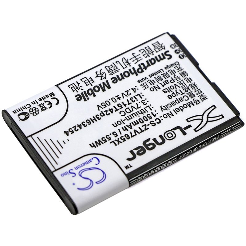 Li-ion Battery fits Zte, blade g, leo q1, v765 3.7V, 1500mAh Mobile & SmartPhone Cameron Sino Technology Limited