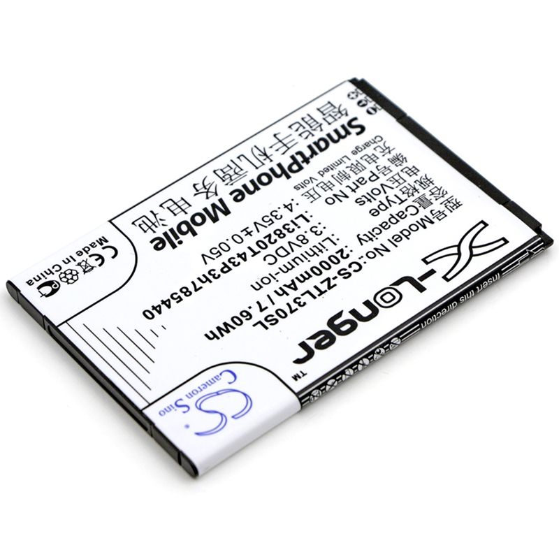 Li-ion Battery fits Zte, blade l2 plus, blade l370 3.8V, 2000mAh Mobile & SmartPhone Cameron Sino Technology Limited