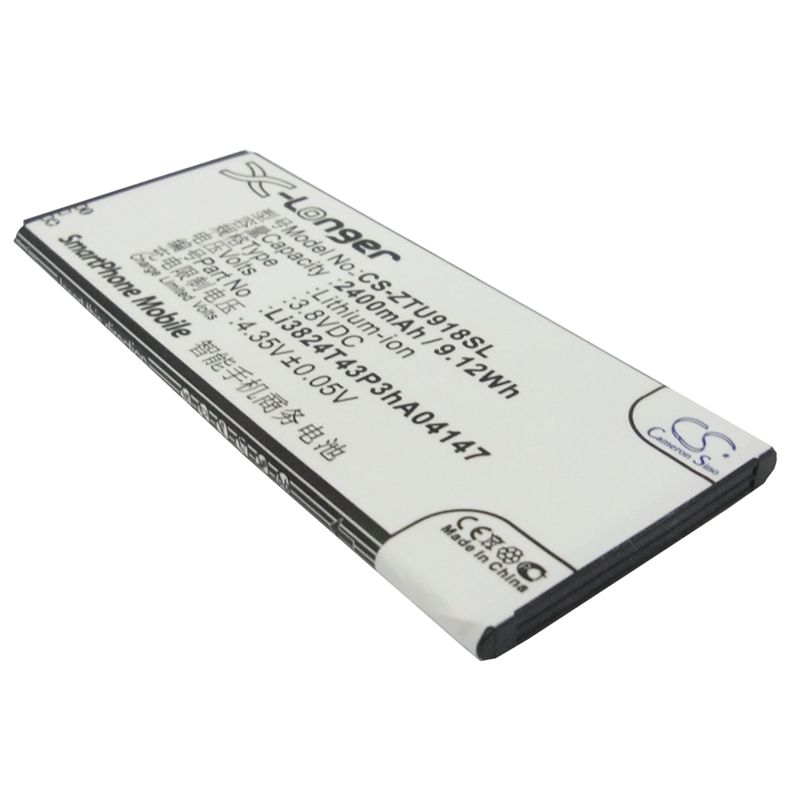 Li-ion Battery fits Zte, blade l3 plus, n9180, n918st 3.8V, 2400mAh Mobile & SmartPhone Cameron Sino Technology Limited