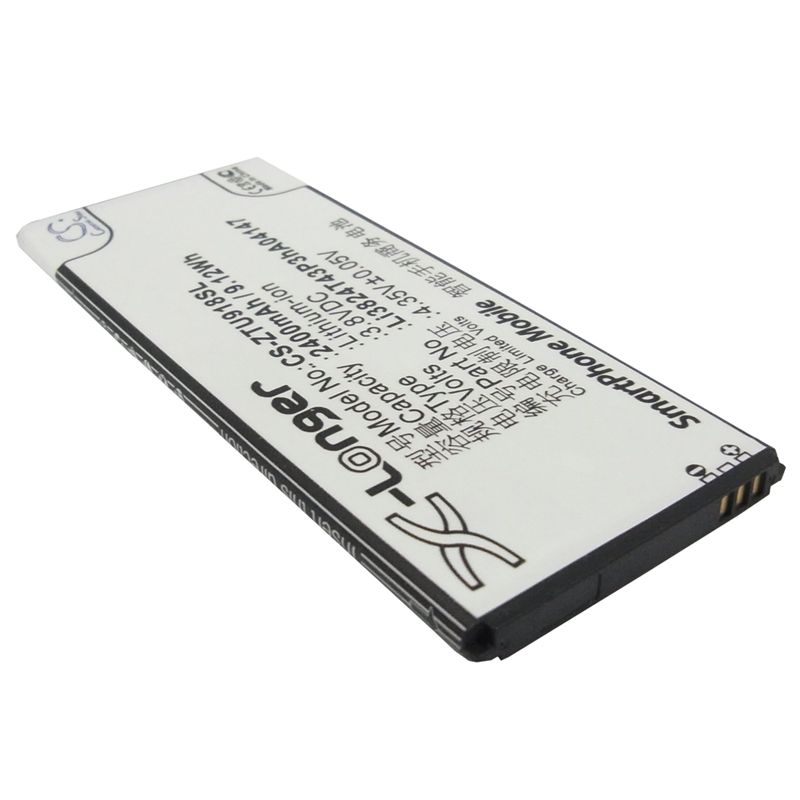 Li-ion Battery fits Zte, blade l3 plus, n9180, n918st 3.8V, 2400mAh Mobile & SmartPhone Cameron Sino Technology Limited