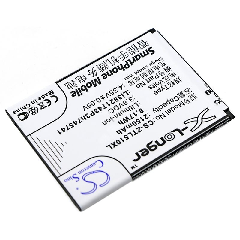 Li-ion Battery fits Zte, blade l5, blade l5 plus, blade l5 plus dual sim 3.8V, 2150mAh Mobile & SmartPhone Cameron Sino Technology Limited