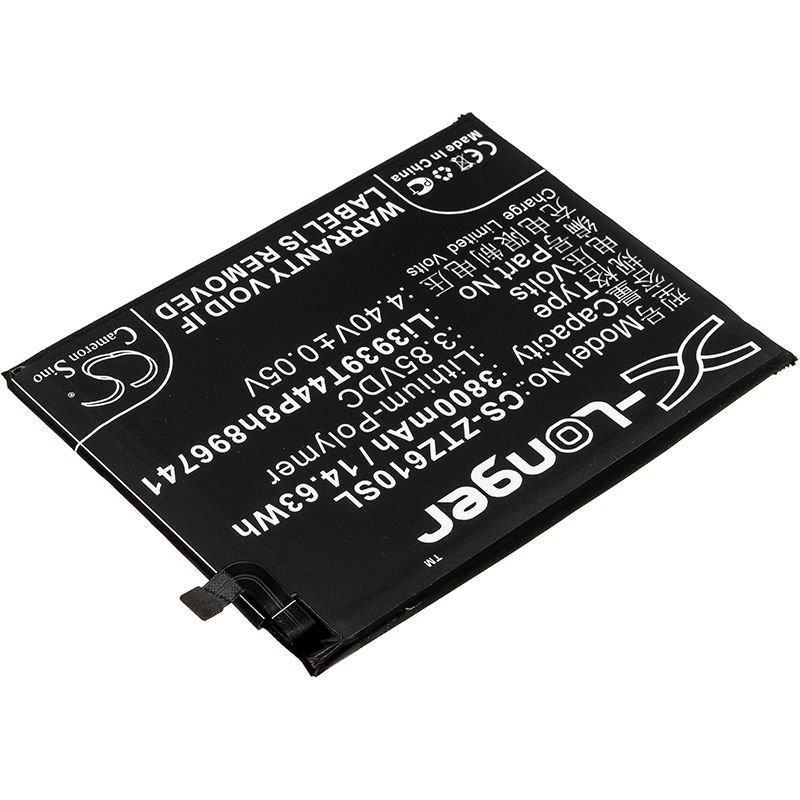 Li-Polymer Battery fits Zte, blade max view, blade max view lte, z610dl 3.85V, 3800mAh Mobile & SmartPhone Cameron Sino Technology Limited