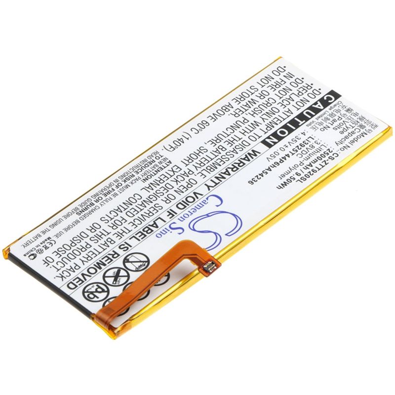 Li-Polymer Battery fits Zte, blade s7, blade s7 dual sim, blade s7 dual sim td-lte 3.8V, 2500mAh Mobile & SmartPhone Cameron Sino Technology Limited