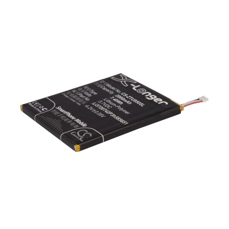 Li-Polymer Battery fits Zte, blade super, grand x pro, n880g 3.7V, 2000mAh Mobile & SmartPhone Cameron Sino Technology Limited