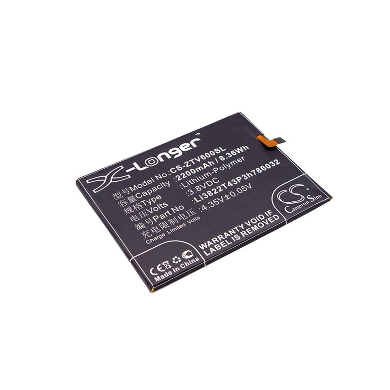 Li-Polymer Battery fits Zte, blade v6, blade x7, orbic-rc-501l 3.8V, 2200mAh Mobile & SmartPhone Cameron Sino Technology Limited