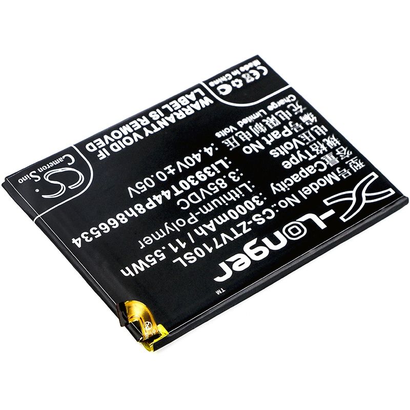 Li-Polymer Battery fits Zte, blade v7 max, blade v7 max dual sim 3.85V, 3000mAh Mobile & SmartPhone Cameron Sino Technology Limited