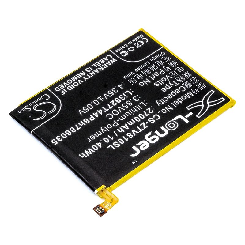 Li-Polymer Battery fits Zte, blade v8, bv0800 3.85V, 2700mAh Mobile & SmartPhone Cameron Sino Technology Limited