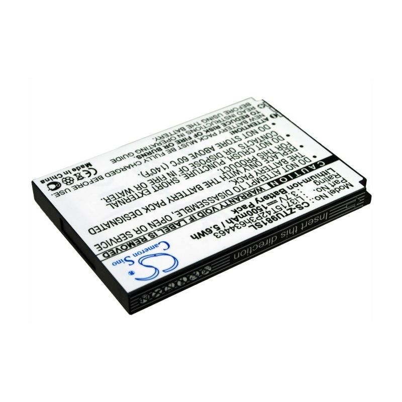 Li-ion Battery fits Zte, d820, d821, u908 3.7V, 1500mAh Communications Cameron Sino Technology Limited (Suspended)