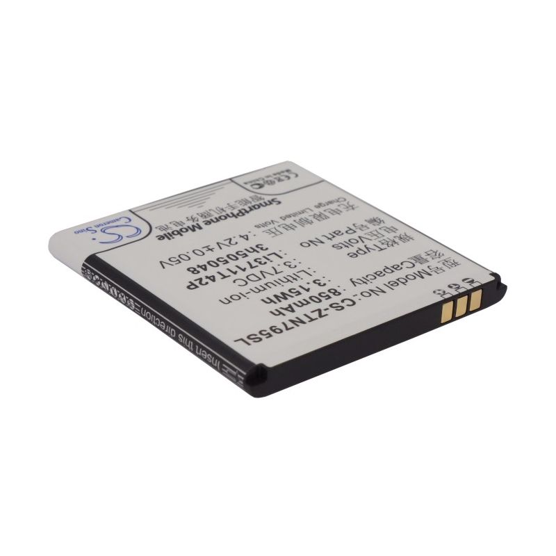 Li-ion Battery Fits Zte, N795, U791 3.7v, 850mah Communications Cameron Sino Technology Limited (Suspended)