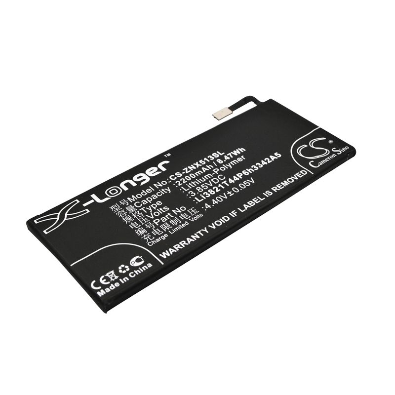 Li-Polymer Battery fits Zte, nubia my prague, nubia prague s, nx513j 3.85V, 2200mAh Communications Cameron Sino Technology Limited (Suspended)