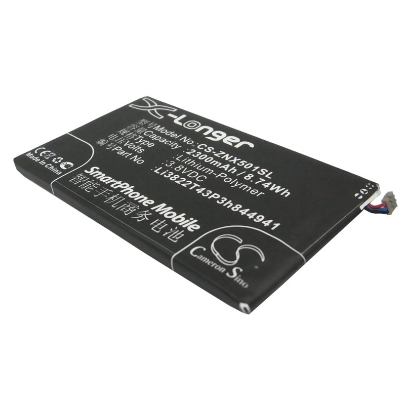 Li-Polymer Battery fits Zte, nubia z5, nubia z5 mini, nubia z5s 3.8V, 2300mAh Mobile & SmartPhone Cameron Sino Technology Limited