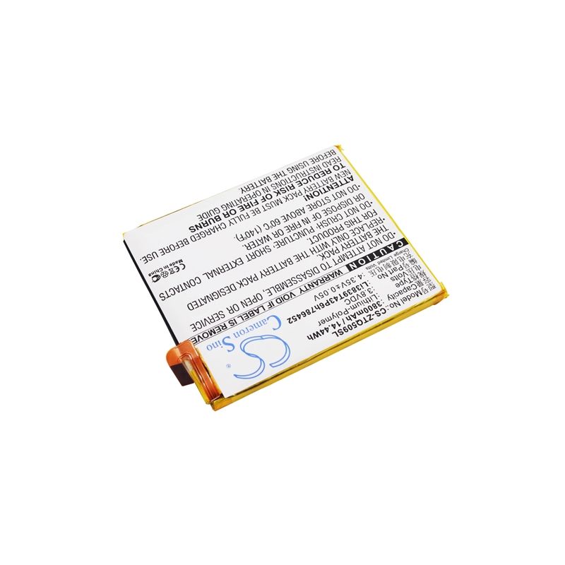 Li-Polymer Battery fits Zte, q509t, q509t dual sim td-lte, zmax 3.8V, 3800mAh Communications Cameron Sino Technology Limited (Suspended)