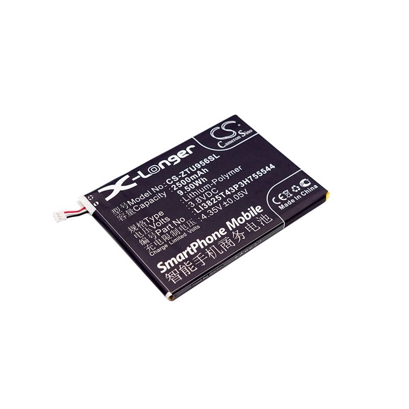 Li-Polymer Battery fits Zte, u956 3.8V, 2500mAh Mobile & SmartPhone Cameron Sino Technology Limited