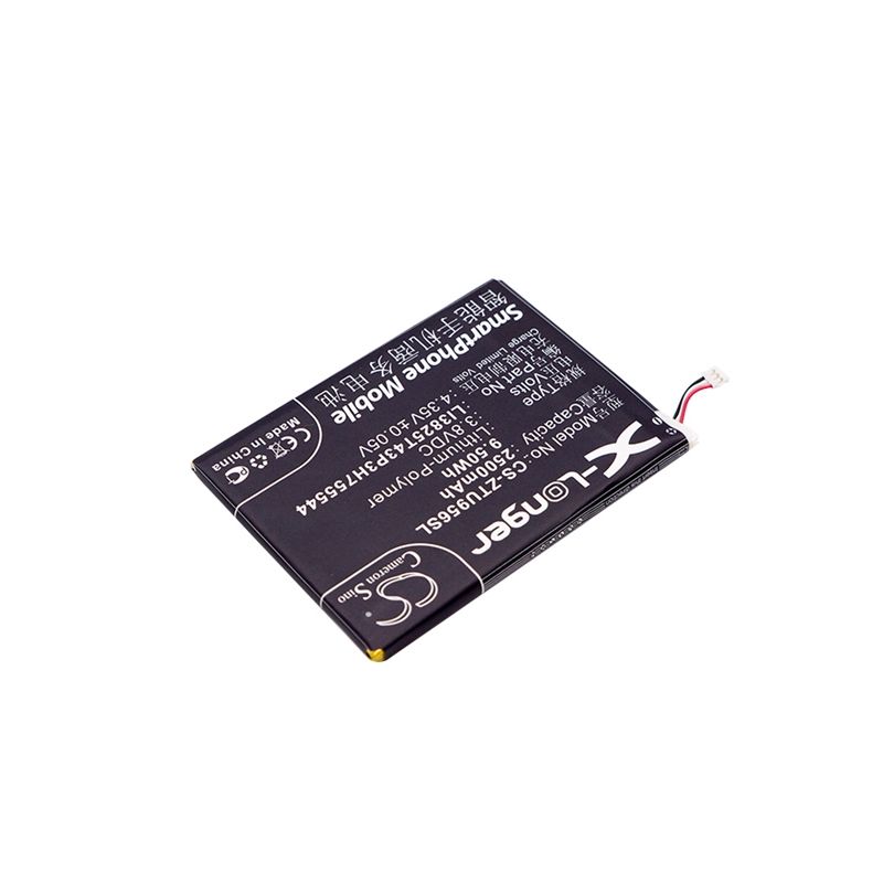 Li-Polymer Battery fits Zte, u956 3.8V, 2500mAh Mobile & SmartPhone Cameron Sino Technology Limited