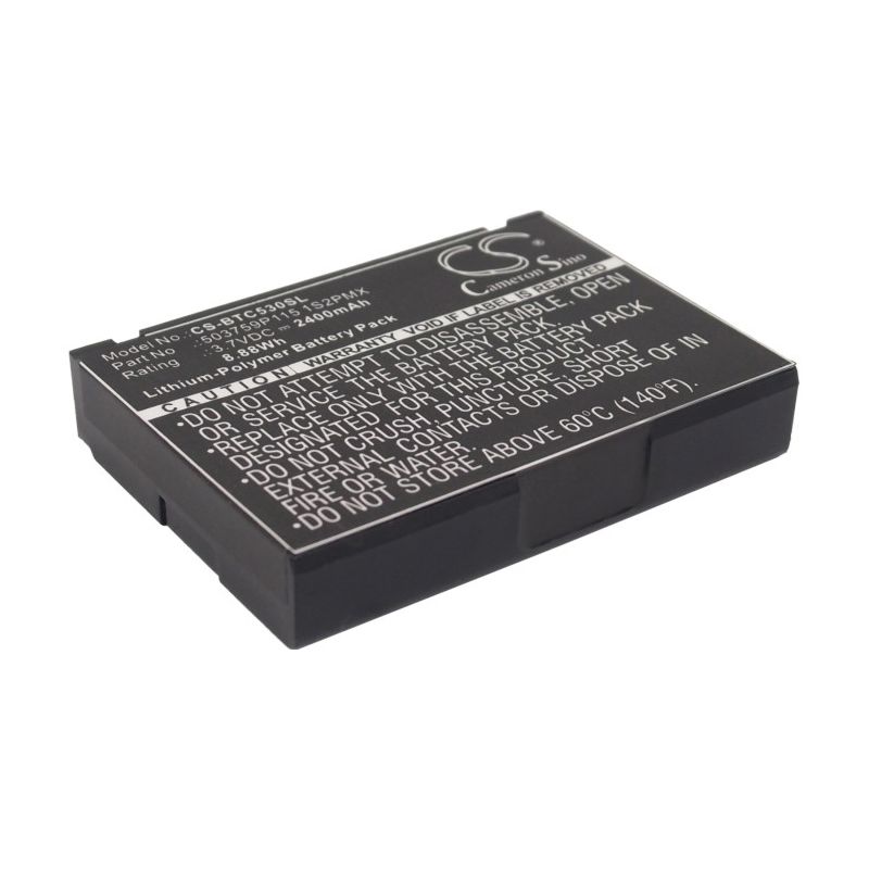 Li-Polymer Battery fits Blaupunkt, Lucca 5.3 3.7V, 2400mAh GPS & Navigator Cameron Sino Technology Limited