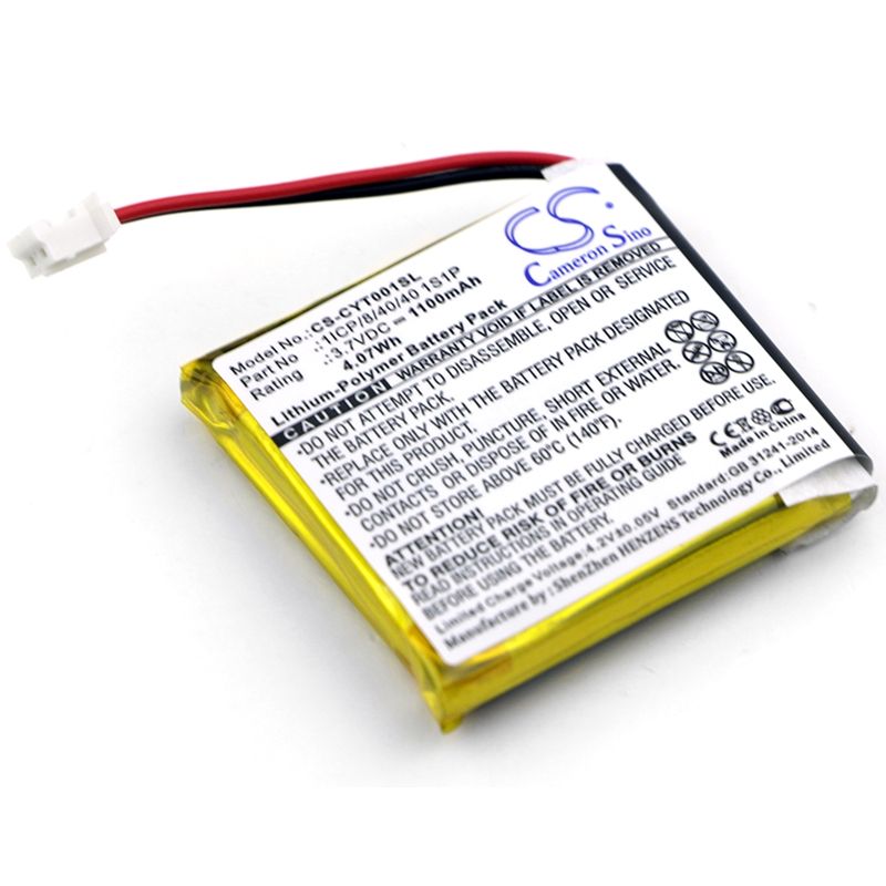 Li-Polymer Battery fits Coyote, Plus, S 3.7V, 1100mAh GPS & Navigator Cameron Sino Technology Limited