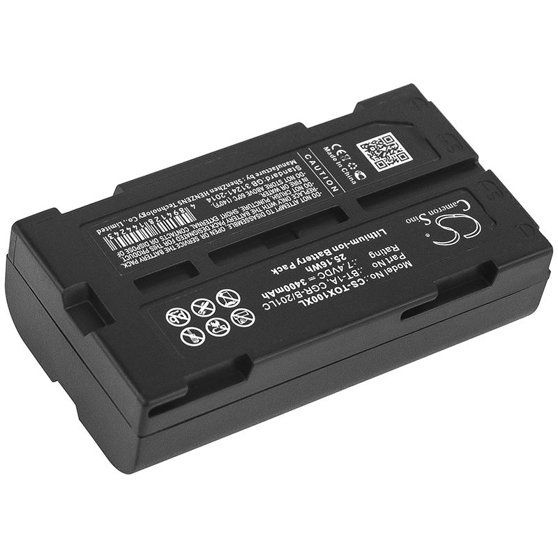 Li-ion Battery fits Topcon, Gp-sx1, Sx-1, 7.4V, 3400mAh Equipment & Survey & Test Cameron Sino Technology Limited