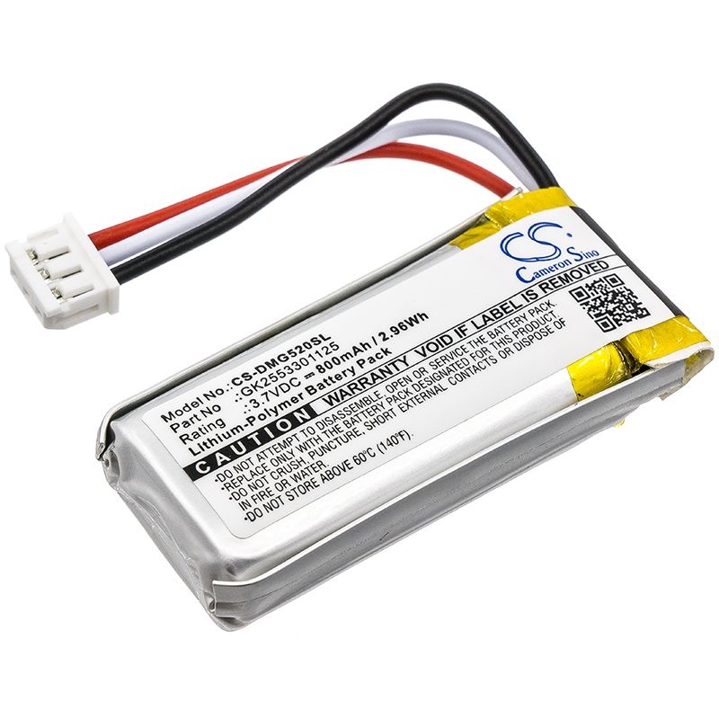 Li-Polymer Battery fits Digital Matter, G52 Solar, G52s 3.7V, 800mAh GPS & Navigator Cameron Sino Technology Limited