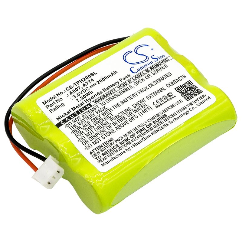 Ni-MH Battery fits Tpi, Hxg-2d, Hxg-2d Combustible Gas Leak Detectors, 3.6V, 2000mAh Equipment & Survey & Test Cameron Sino Technology Limited