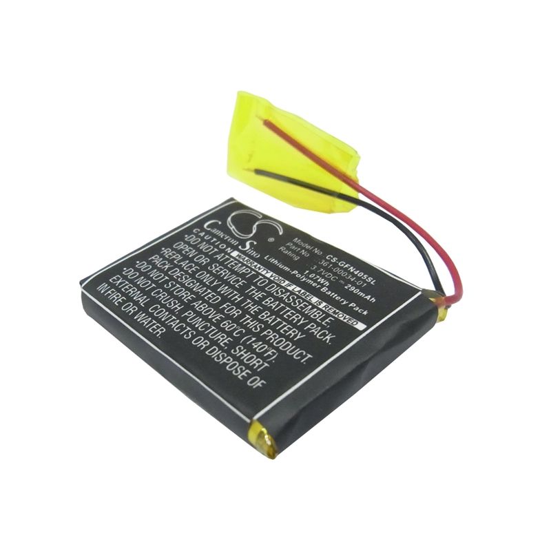 Li-polymer Battery Fits Garmin, Foretrex 401, Foretrex 405, Foretrex 405cx 3.7v, 290mah GPS & Navigator Cameron Sino Technology Limited