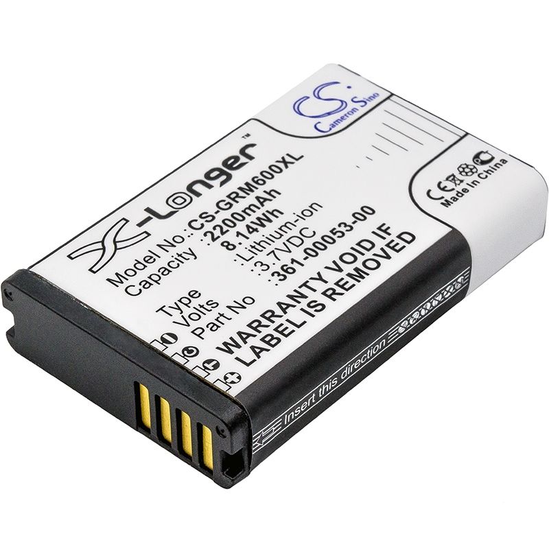Li-ion GPS Battery Fits Garmin, Alpha 100 Handheld, Montana 600, Montana 600t 3.7v, 2200mah GPS Navigator Cameron Sino Technology Limited