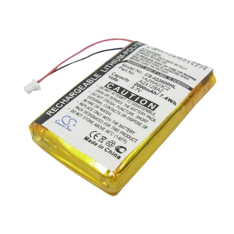Li-Polymer Battery fits Garmin, Ique 3200, Ique 3600, Ique 3600a 3.7V, 2000mAh GPS & Navigator Cameron Sino Technology Limited