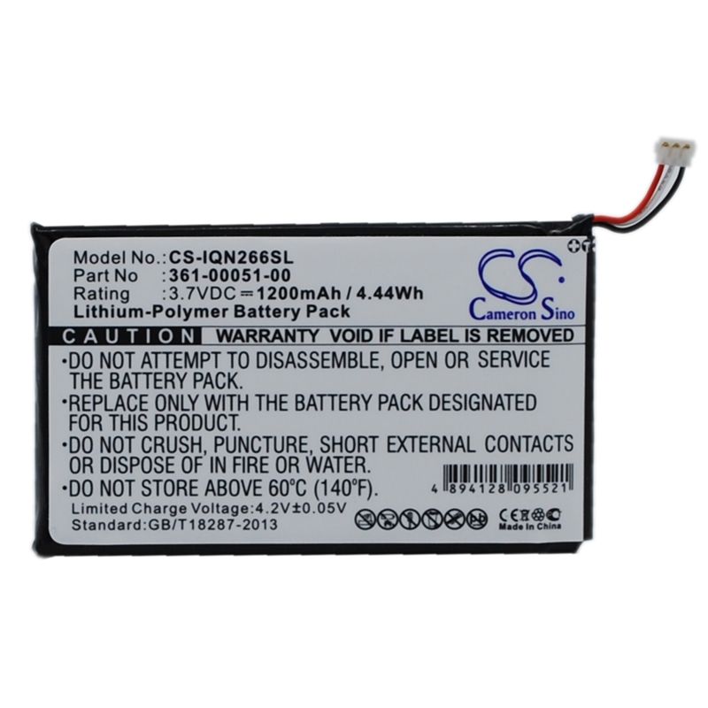 Li-polymer Battery Fits Garmin, Nuvi 2460lmt, Nuvi 2595lm, Nuvi 2595lmt 3.7v, 1200mah GPS & Navigator Cameron Sino Technology Limited