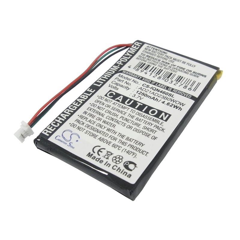 Li-Polymer Battery fits Garmin, Nuvi 465, Nuvi 465ltm, Nuvi 465t 3.7V, 1250mAh GPS & Navigator Cameron Sino Technology Limited