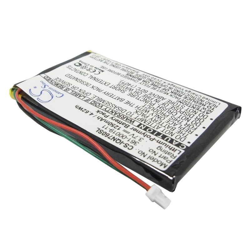 Li-Polymer Battery fits Garmin, Nuvi 3590, Nuvi 3590lmt, Nuvi 700 (3 Wires) 3.7V, 1250mAh GPS & Navigator Cameron Sino Technology Limited