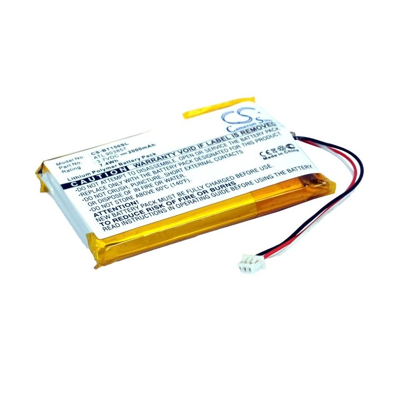 Li-Polymer Battery fits Globalsat, 11-tr151-lib-tn1, Telenav Tr-150, Telenav Tr-151 3.7V, 2000mAh GPS & Navigator Cameron Sino Technology Limited