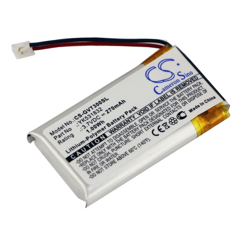 Li-Polymer Battery fits Golf Buddy, Vt3 Gps Rangefinder 3.7V, 270mAh GPS & Navigator Cameron Sino Technology Limited