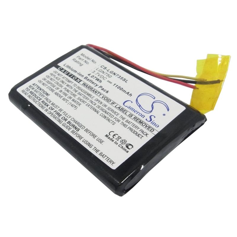 Li-ion Battery fits Lg, Ln700, Ln704, Ln705 3.7V, 1100mAh GPS & Navigator Cameron Sino Technology Limited