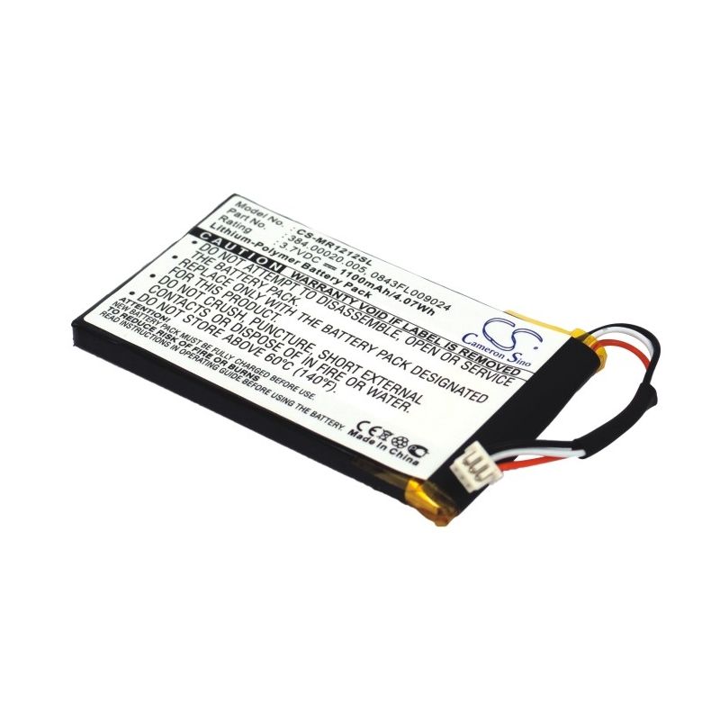 Li-polymer Battery Fits Magellan, Roadmate 1212, Roadmate 1217, Roadmate 1220 3.7v, 1100mah GPS & Navigator Cameron Sino Technology Limited