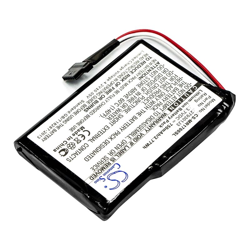 Li-ion Battery Fits Magellan, Roadmate 1700 3.7v, 750mah GPS & Navigator Cameron Sino Technology Limited