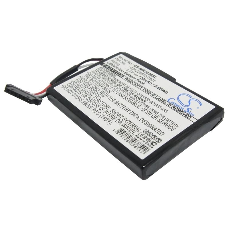 Li-ion Battery fits Magellan, Roadmate 2035, Roadmate 2036, Roadmate 2036-mu 3.7V, 720mAh GPS & Navigator Cameron Sino Technology Limited