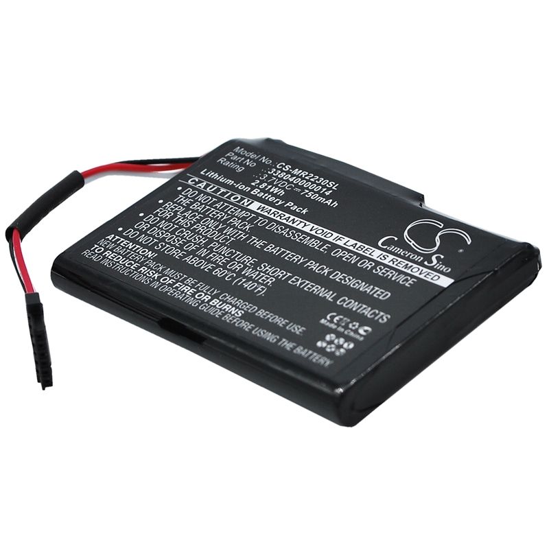 Li-ion Battery fits Magellan, Roadmate 2230, Roadmate 2230t-lm 3.7V, 750mAh GPS & Navigator Cameron Sino Technology Limited