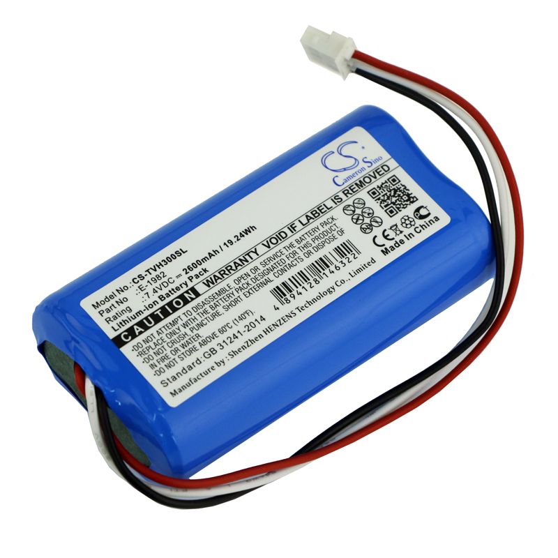 Li-ion Battery fits Televes, H30flex, 7.4V, 2600mAh Equipment & Survey & Test Cameron Sino Technology Limited