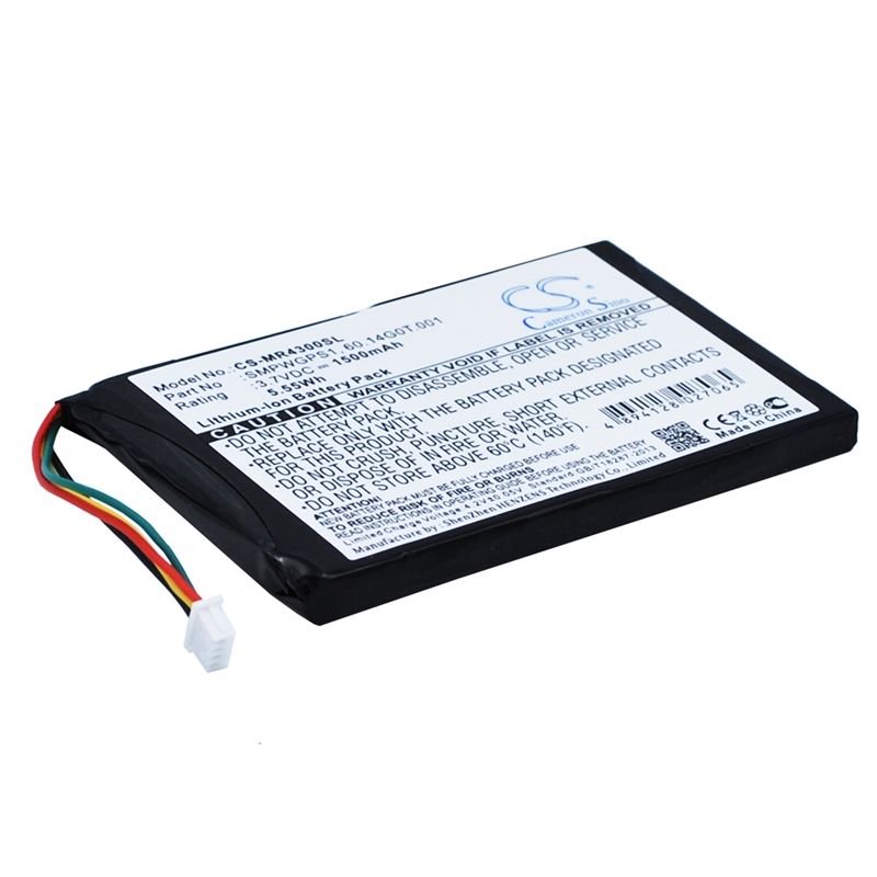 Li-ion Battery fits Magellan, Maestro 4300, Maestro 4350, Maestro 4370 3.7V, 1500mAh GPS & Navigator Cameron Sino Technology Limited