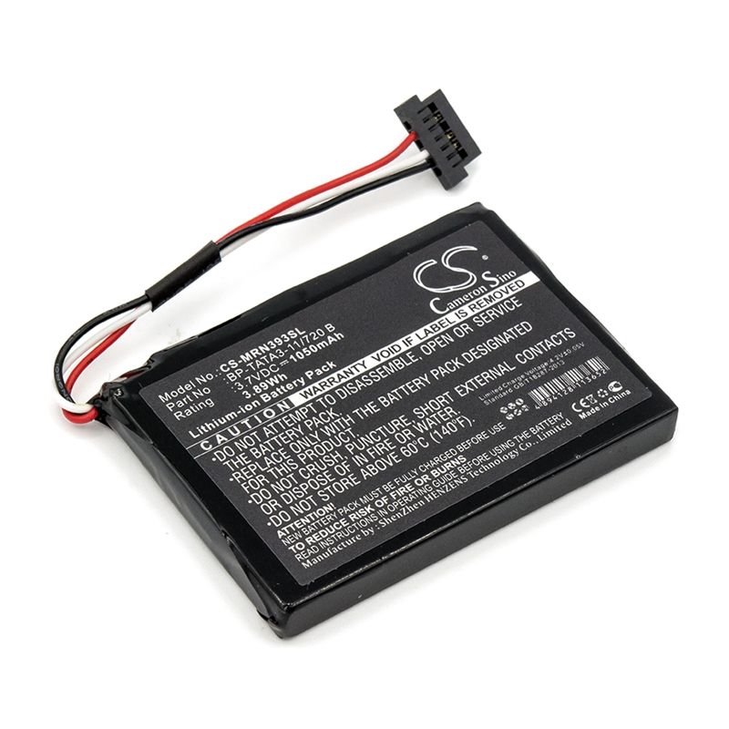 Li-ion Battery Fits Magellan, Roadmate N393m-4300, Roadmate N393m-5000, Mio 3.7v, 1050mah GPS & Navigator Cameron Sino Technology Limited