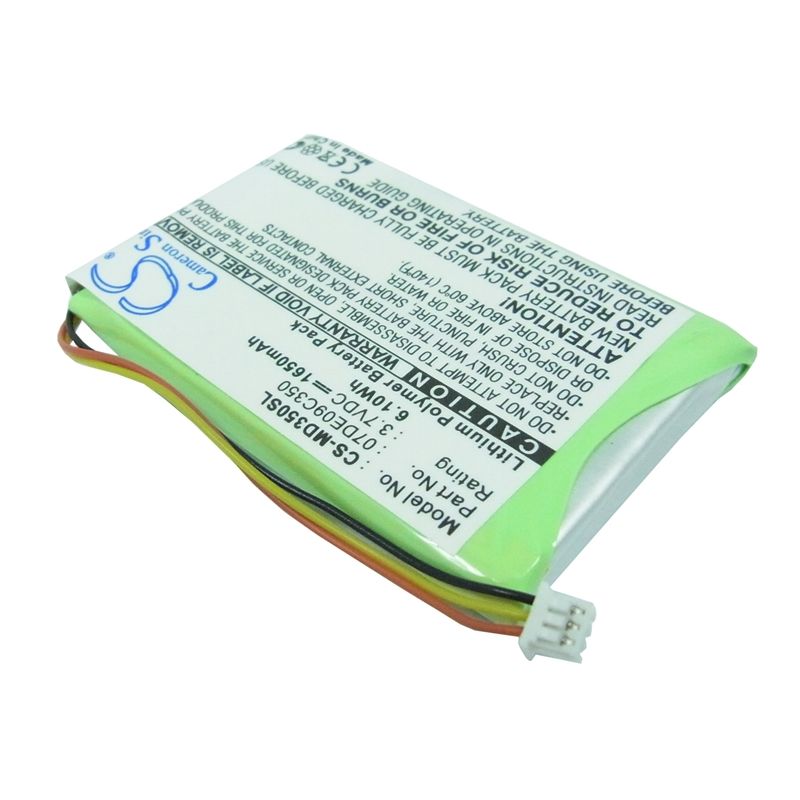 Li-Polymer Battery fits Medion, Gopal Pna350, Gopal Pna350-s, Pna350 3.7V, 1650mAh GPS & Navigator Cameron Sino Technology Limited
