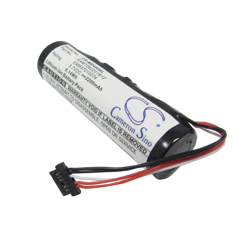 Li-ion Battery fits Medion, Pan405, Pna400, Pna-400 3.7V, 2200mAh GPS & Navigator Cameron Sino Technology Limited
