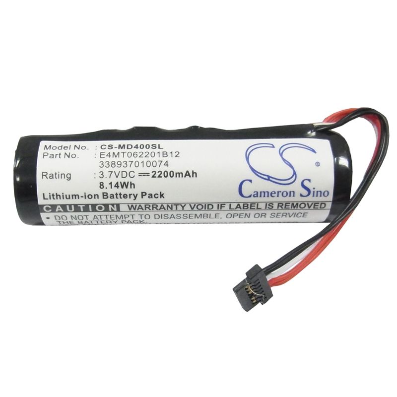 Li-ion Battery fits Medion, Pan405, Pna400, Pna-400 3.7V, 2200mAh GPS & Navigator Cameron Sino Technology Limited