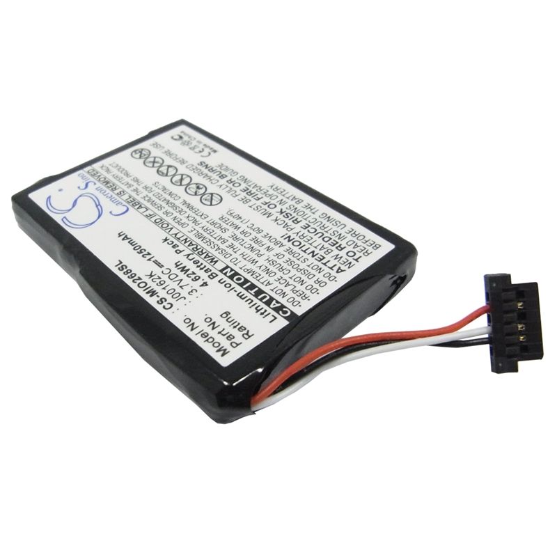 Li-ion Battery fits Mitac, Mio 138, Mio 268, Mio 268 Plus 3.7V, 1250mAh GPS & Navigator Cameron Sino Technology Limited