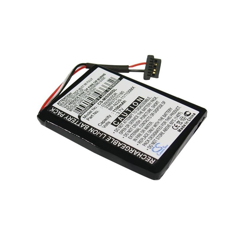 Li-ion Battery Fits Mitac, Mio Moov S500, Mio Moov S556 3.7v, 1100mah GPS & Navigator Cameron Sino Technology Limited