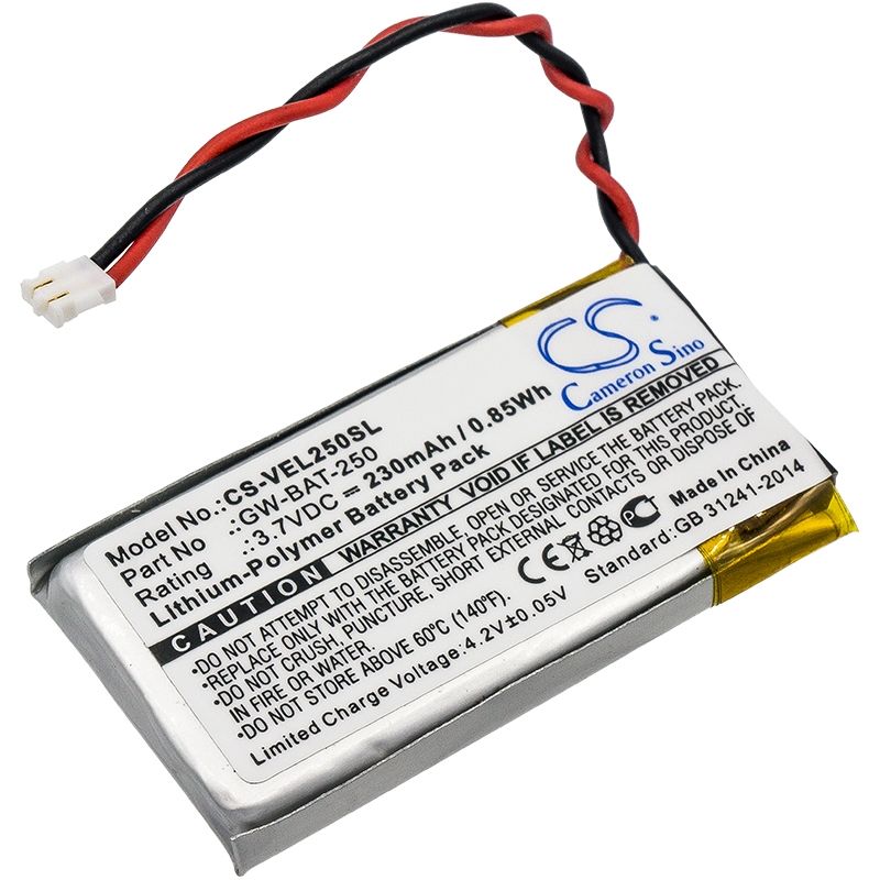 Li-Polymer Battery fits Vernier, Go Wireless Link, 3.7V, 230mAh Equipment & Survey & Test Cameron Sino Technology Limited